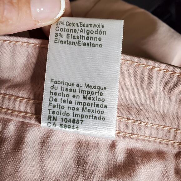 AG Tellis Vintage Pink Modern Slim Jeans Size 36x34 sueded Sateen NWT - Picture 8 of 10